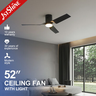 Goede prijs LED-afstandsbediening Plafondventilator Smart Speaker Flush Mount DC-motor Online
