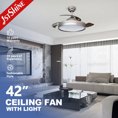 Goede prijs DC Motor 230V 3 Kleuren LED Onzichtbare Plafondventilator Afstandsbediening Online