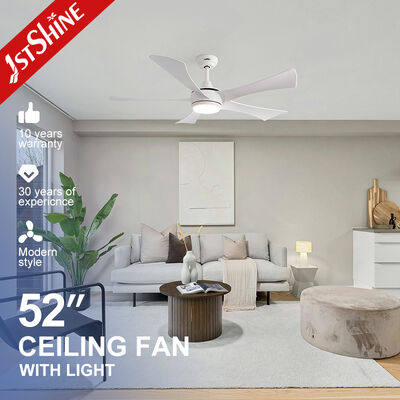 Goede prijs 52-inch hoge snelheid plastic plafondventilator met LED-licht en gelijkstroommotor Online
